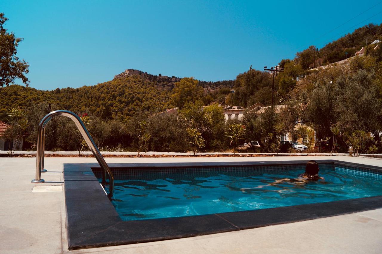 Throisma Studios With Private Pool & Parking Asos Exterior photo