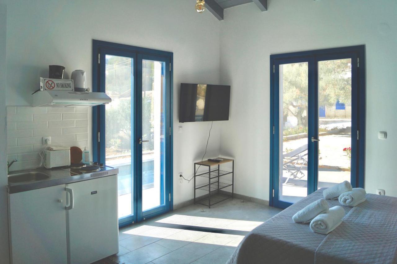 Throisma Studios With Private Pool & Parking Asos Exterior photo