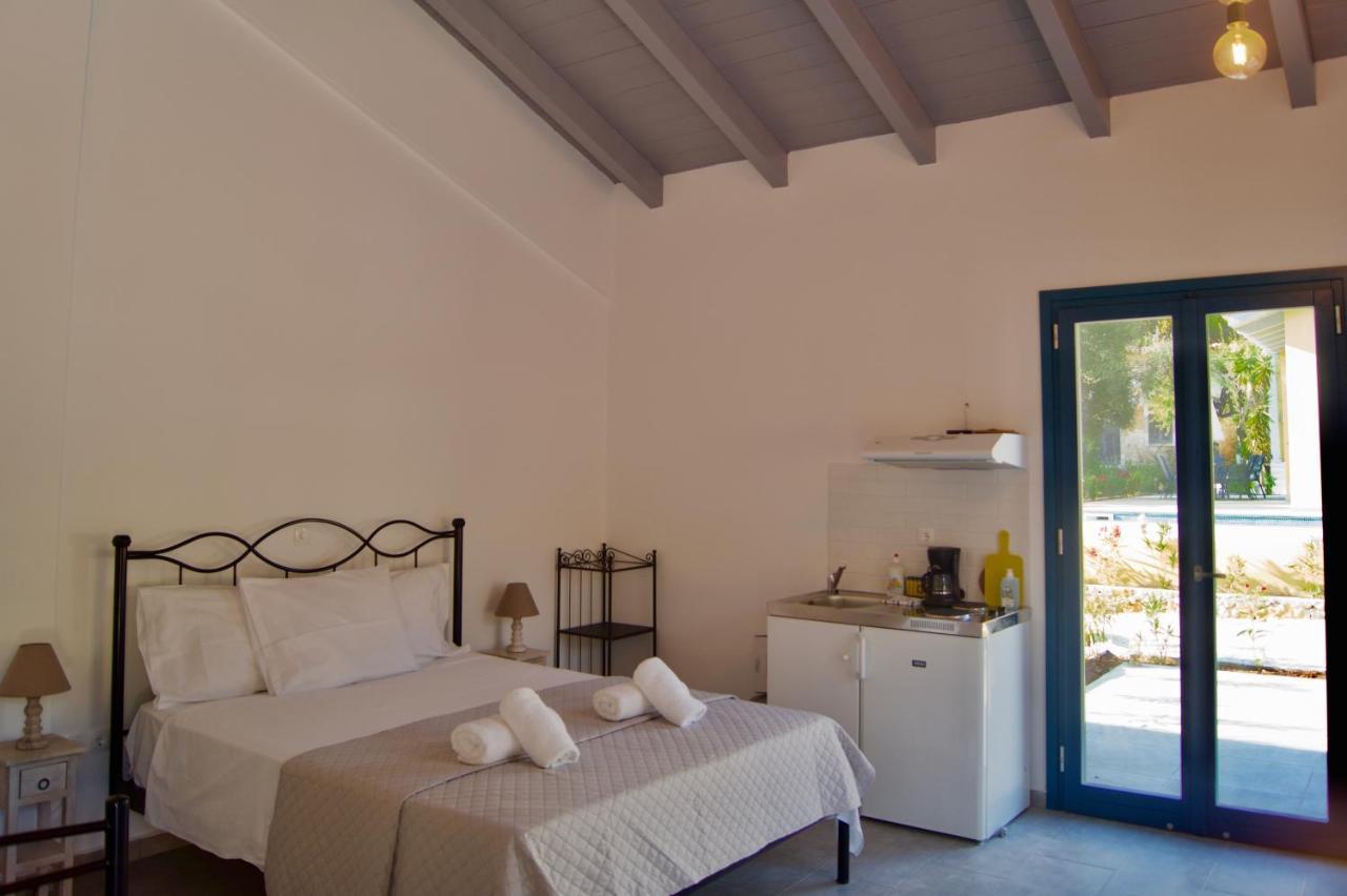 Throisma Studios With Private Pool & Parking Asos Exterior photo