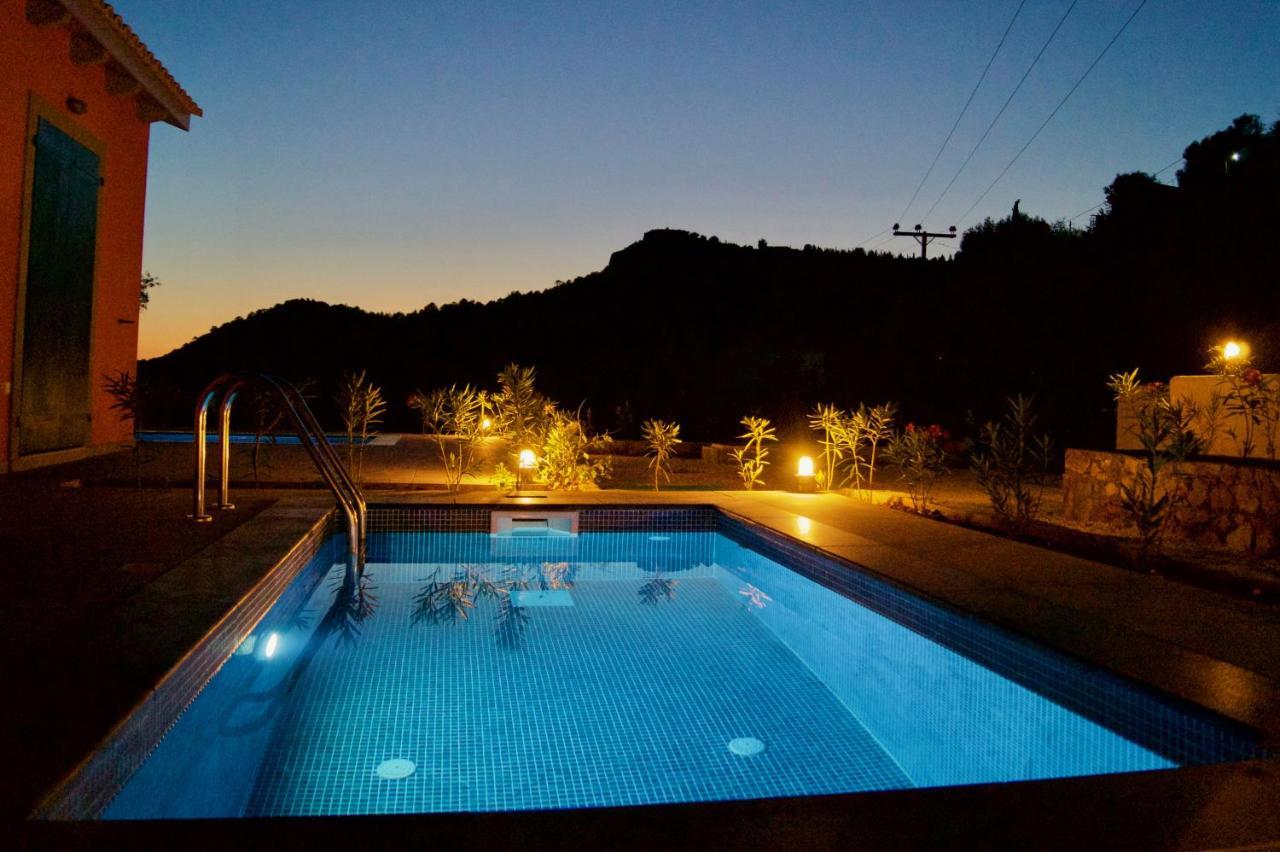Throisma Studios With Private Pool & Parking Asos Exterior photo